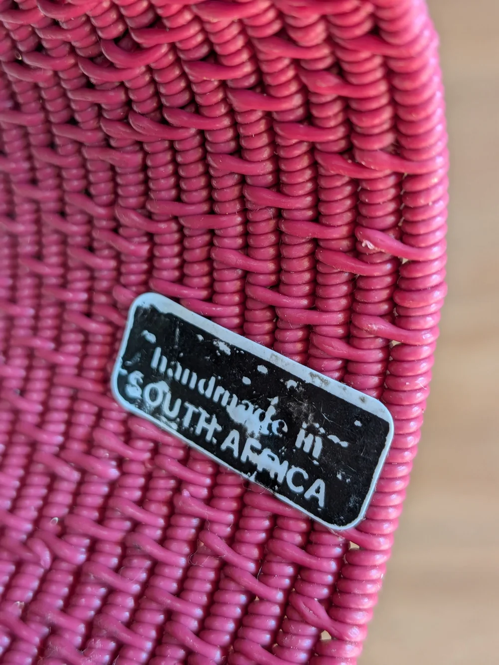 Hot Pink South African Woven Statement Cuff Bracelet